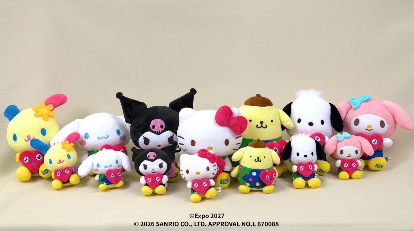 EXPO2027【サンリオキャラクターズ】トゥンクトゥンク ぬいぐるみ 抱っこM