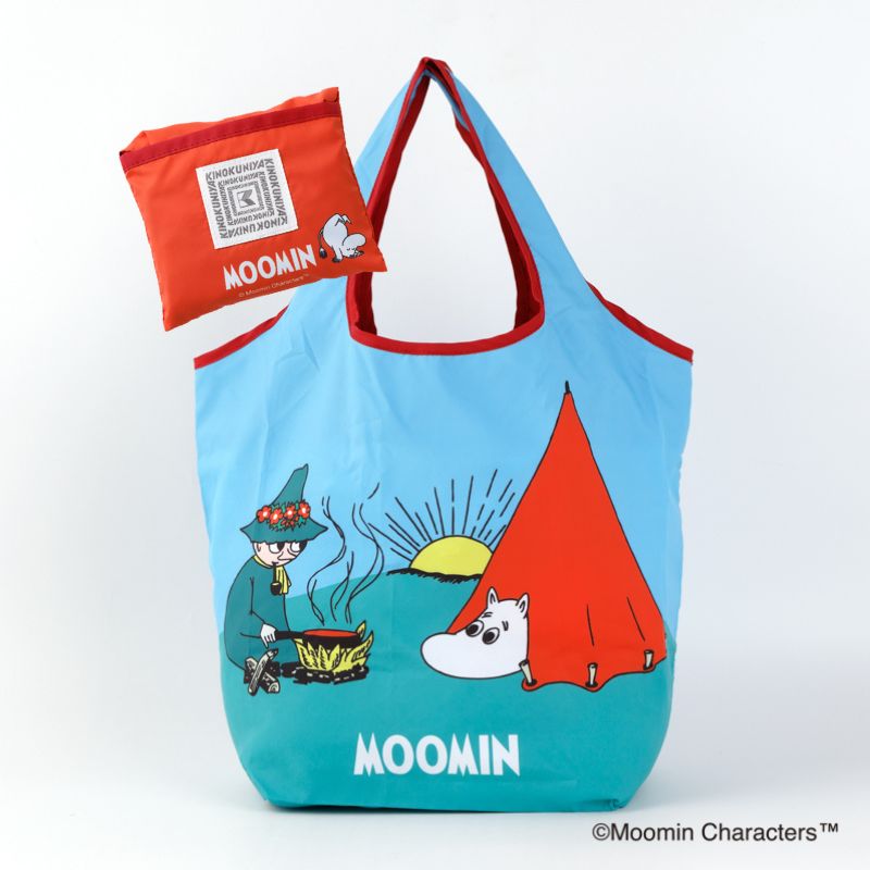 コンパクトバッグ（ムーミン/キャンプ/リトルミイ）。各1980円、サイズ約44×20×31cm（幅×奥行×高さ）