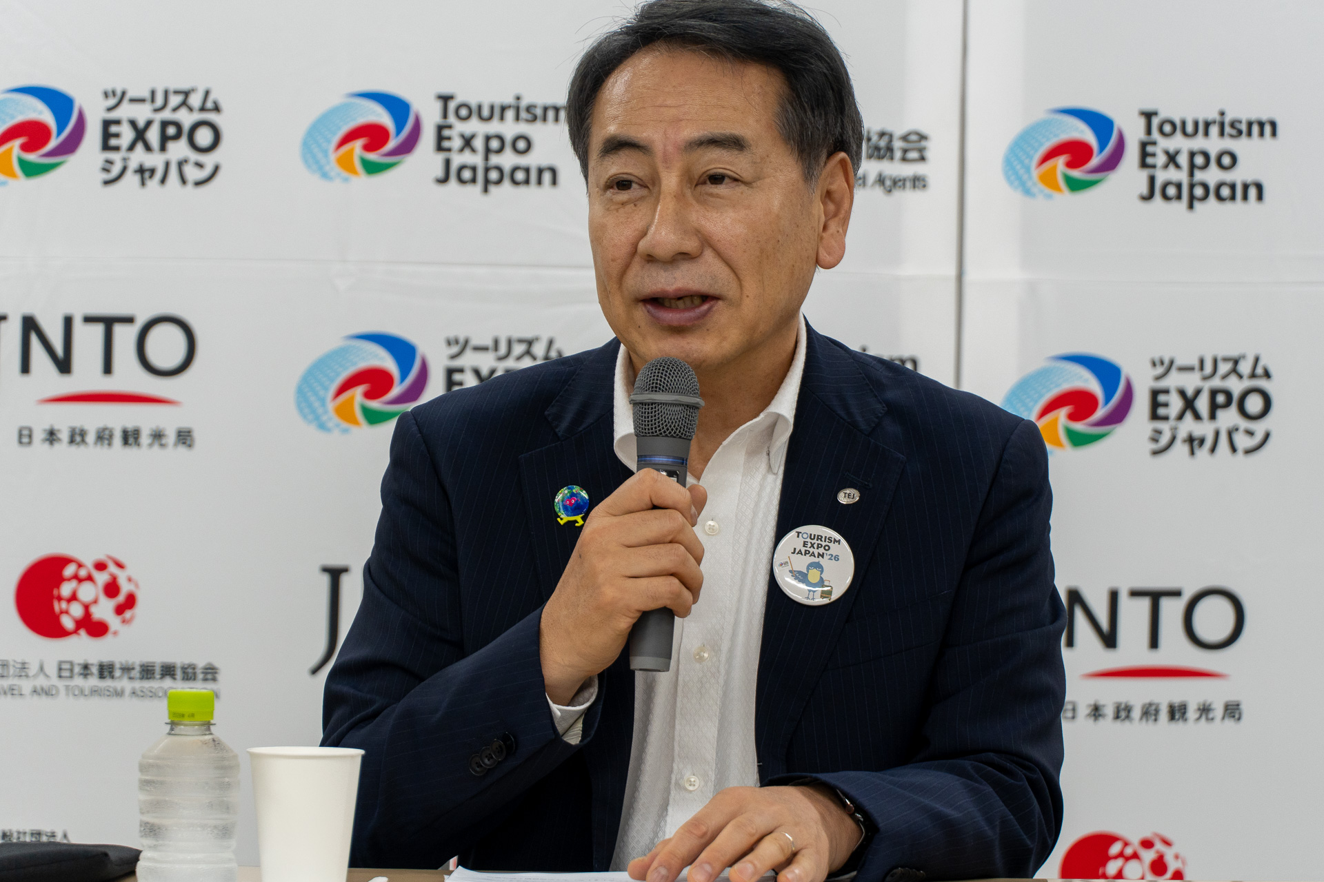 ツーリズムEXPOジャパン2026 実行委員会委員長、一般社団法人日本旅行業協会 副会長 山北栄二郎氏