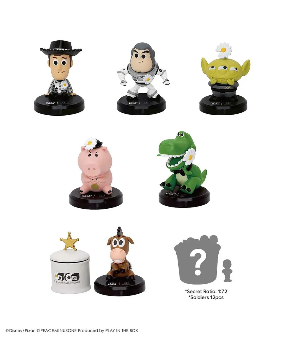 トイストーリー PEACEMINUSONE TOY STORY フィギュアBOX お値段430万超えのフィギュアも。映画「トイ・ストーリー」とG-DRAGON