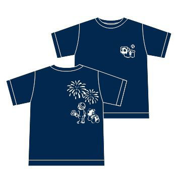 【着る】花火と僕とパンダカーTシャツ