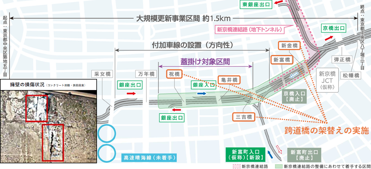 高速都心環状線（築地川区間）大規模更新事業