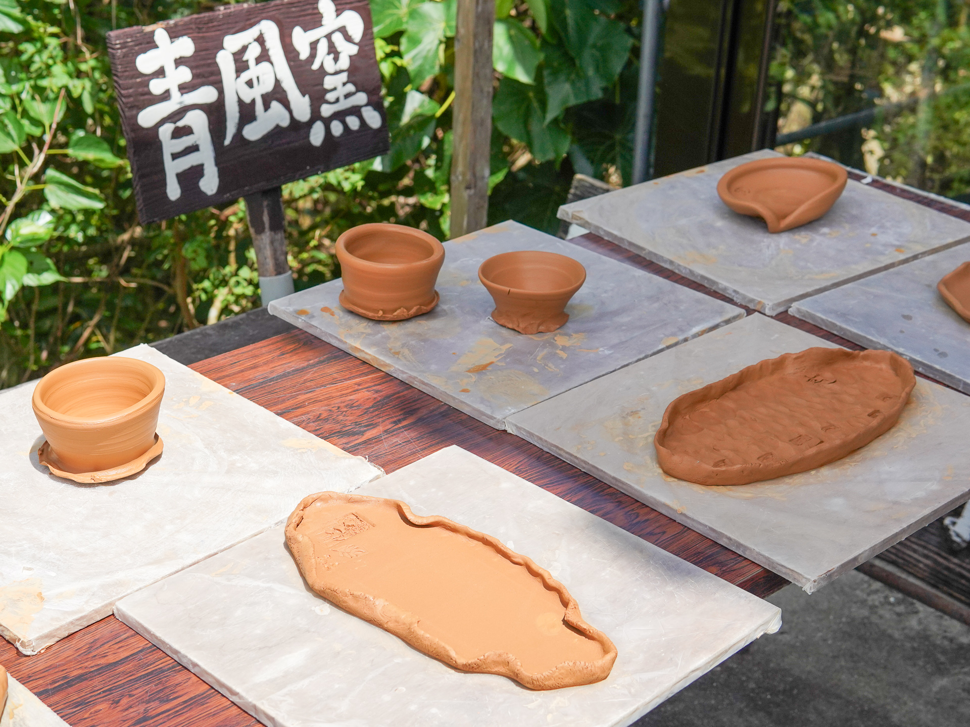 思い思いのデザインでできあがった作品