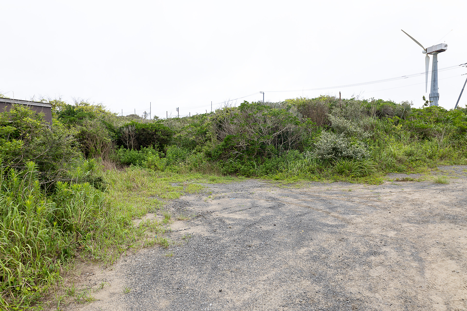 そして、この海岸に行く通路の途中にもRVパークを設定する予定。この夏には稼働させたいとのことだった