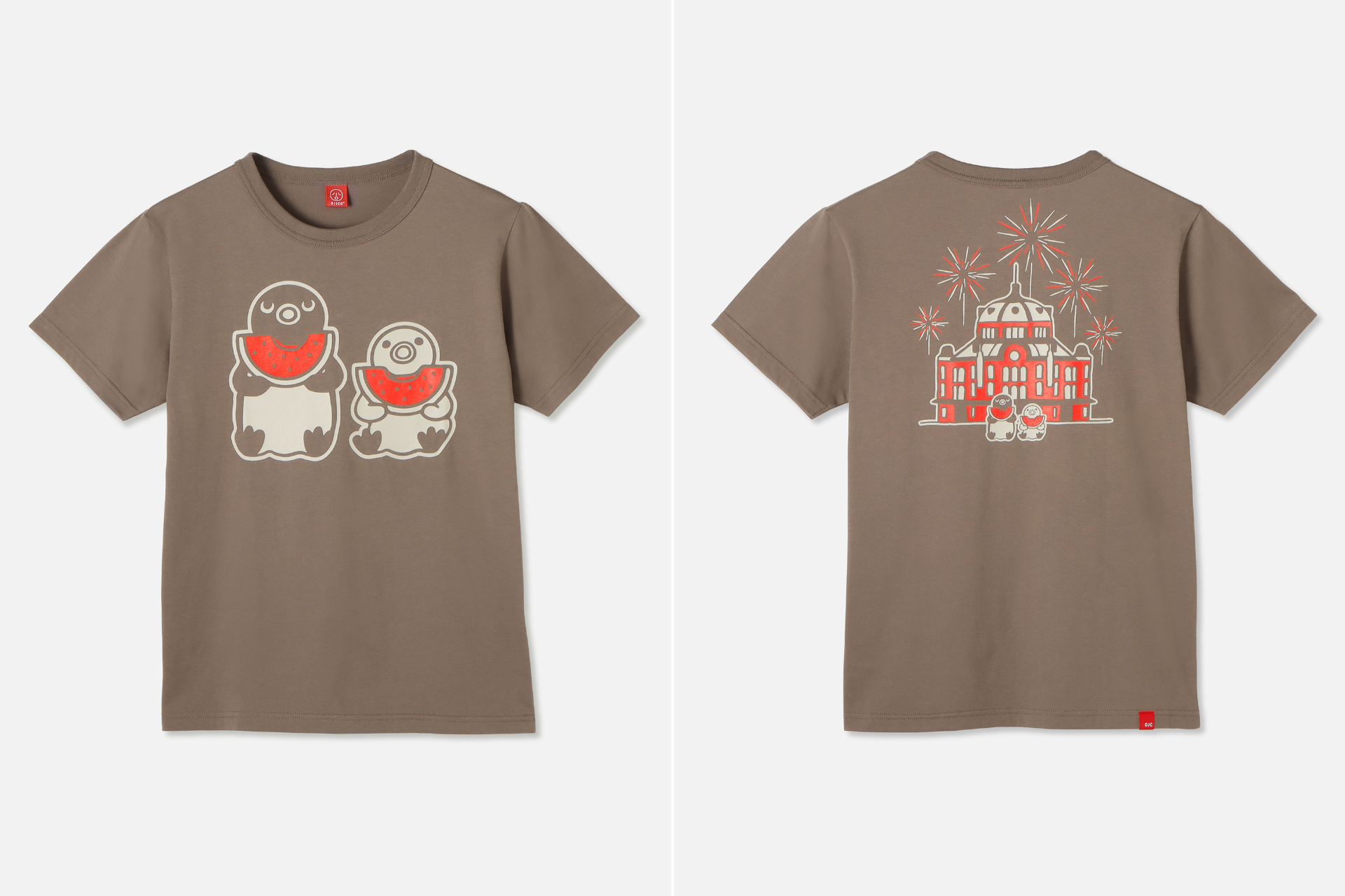 Tシャツのこどもサイズは90～145cm、おとなサイズは男女兼用でS～LLを用意している