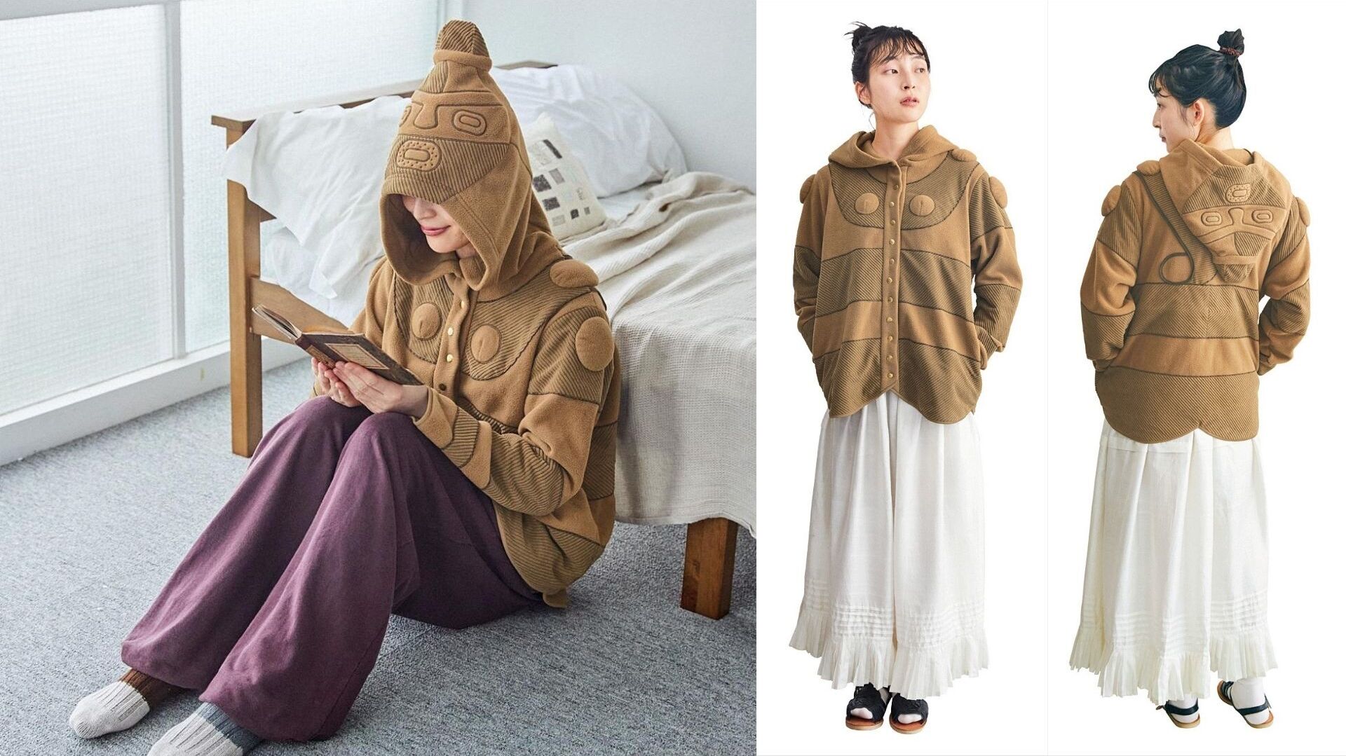 国宝「合掌土偶」なりきりパーカージャケット（1万6500円）