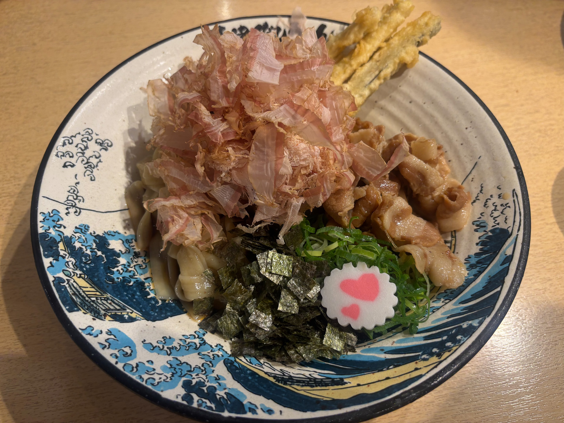 焼津ごぼ天肉冷やし