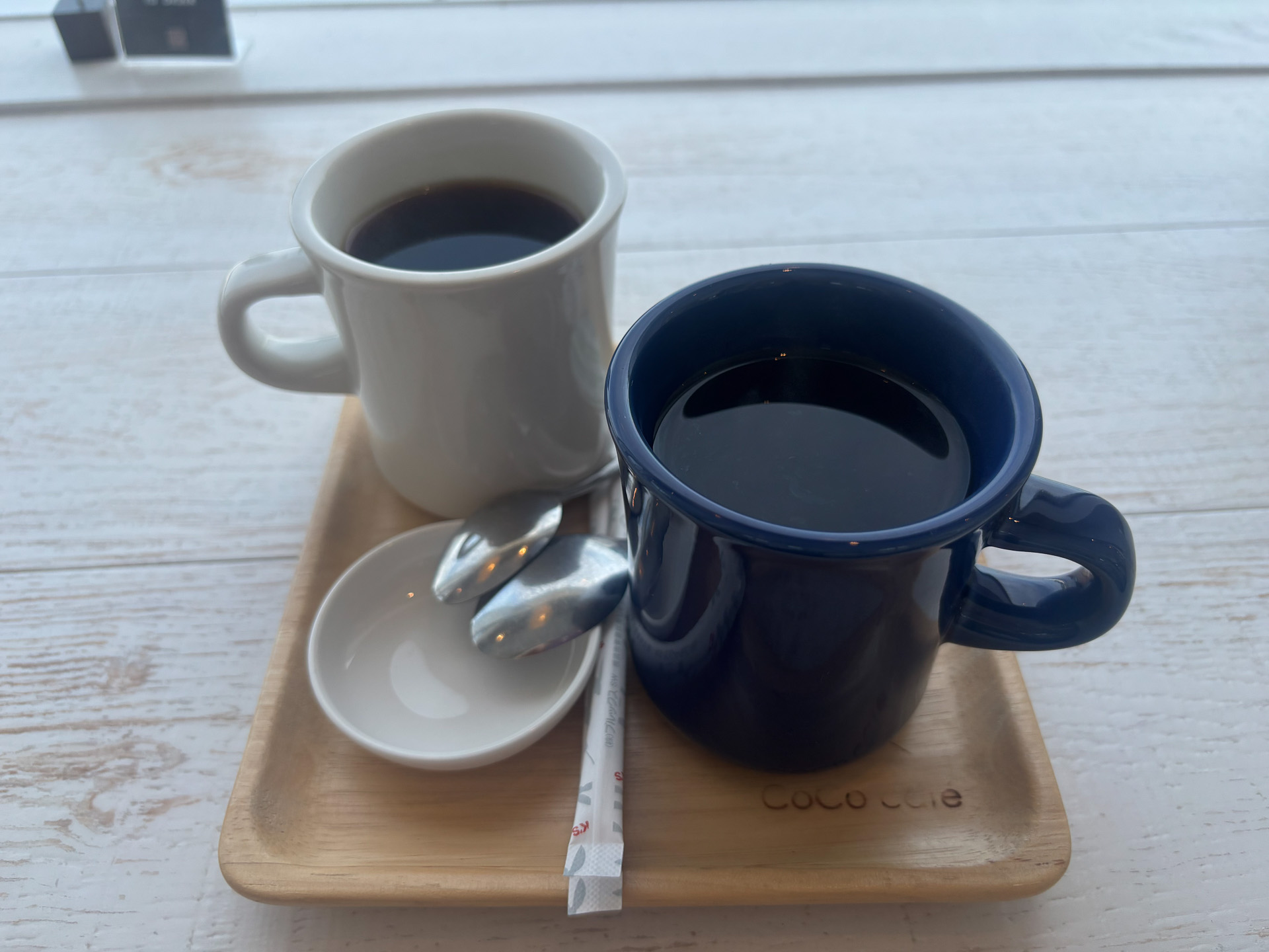 アイスを頼んだのでコーヒーはホットを