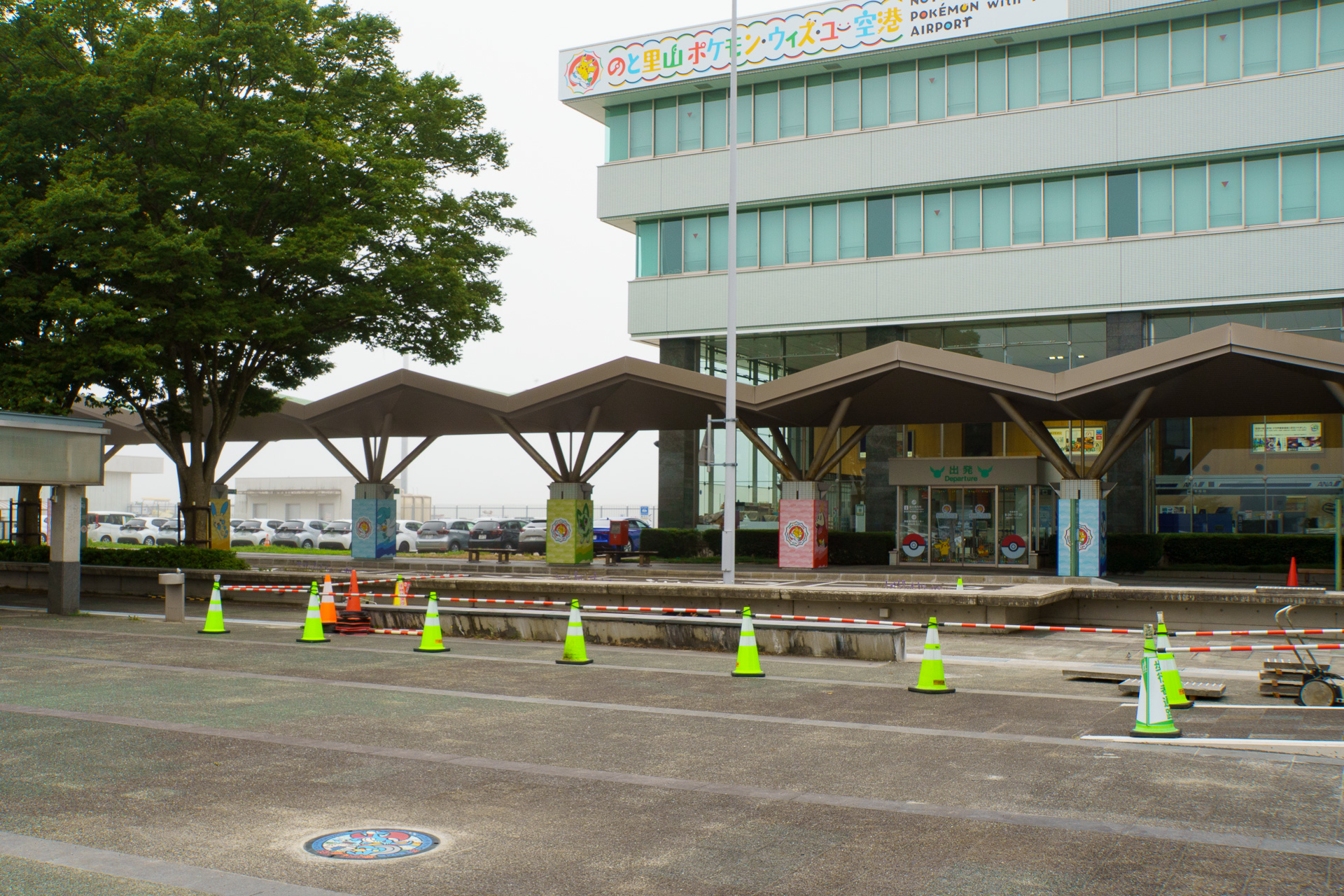 写真左下の場所に設置している