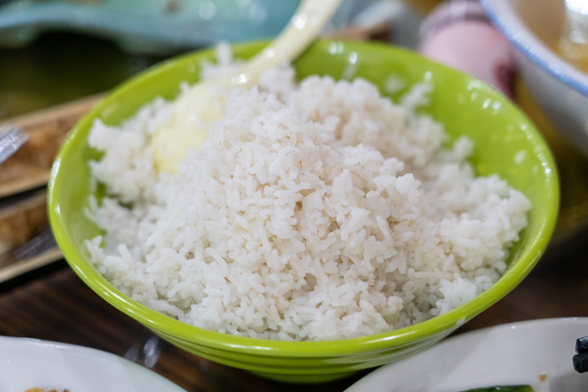 こちらが棚田米。しっかりお米の味が感じられて美味しいごはんでした