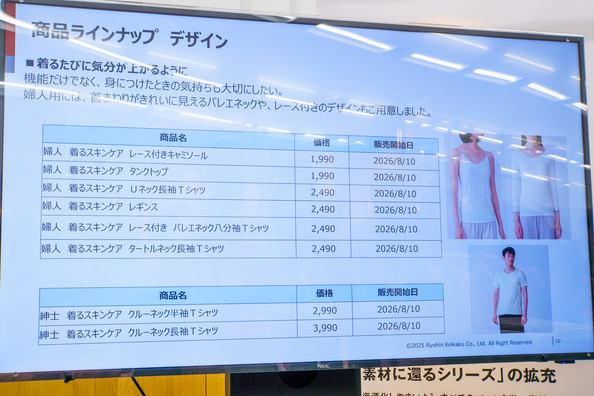 ラインアップ