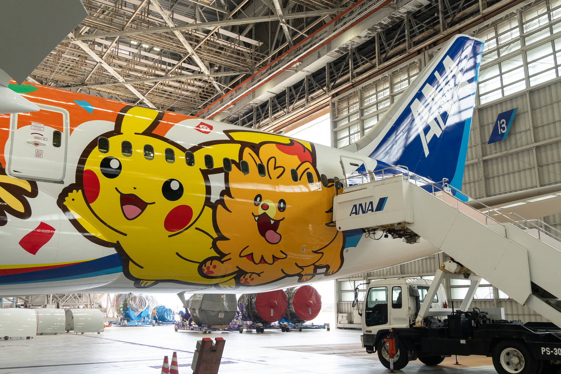 The "Pokémon Jet Red," a collaboration between ANA and The Pokémon Company, has been unveiled.