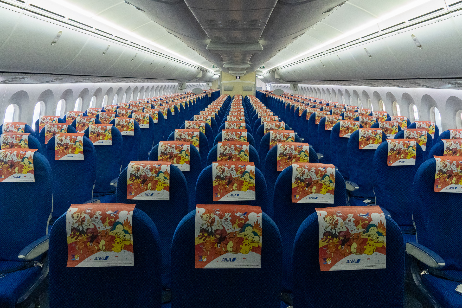 Inside the "Pokémon Jet Red."
