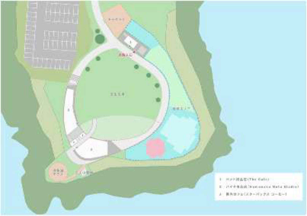EXPASA浜名湖（集約）と複合レジャー施設「ONE SEANA」のエリアマップ