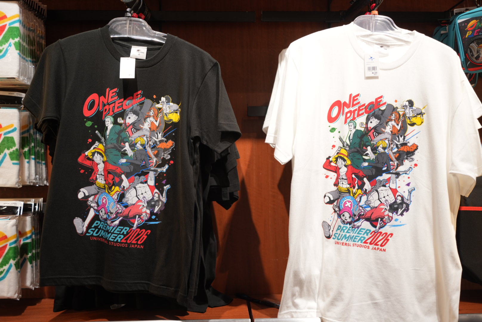 T-shirts (4,500 yen each)