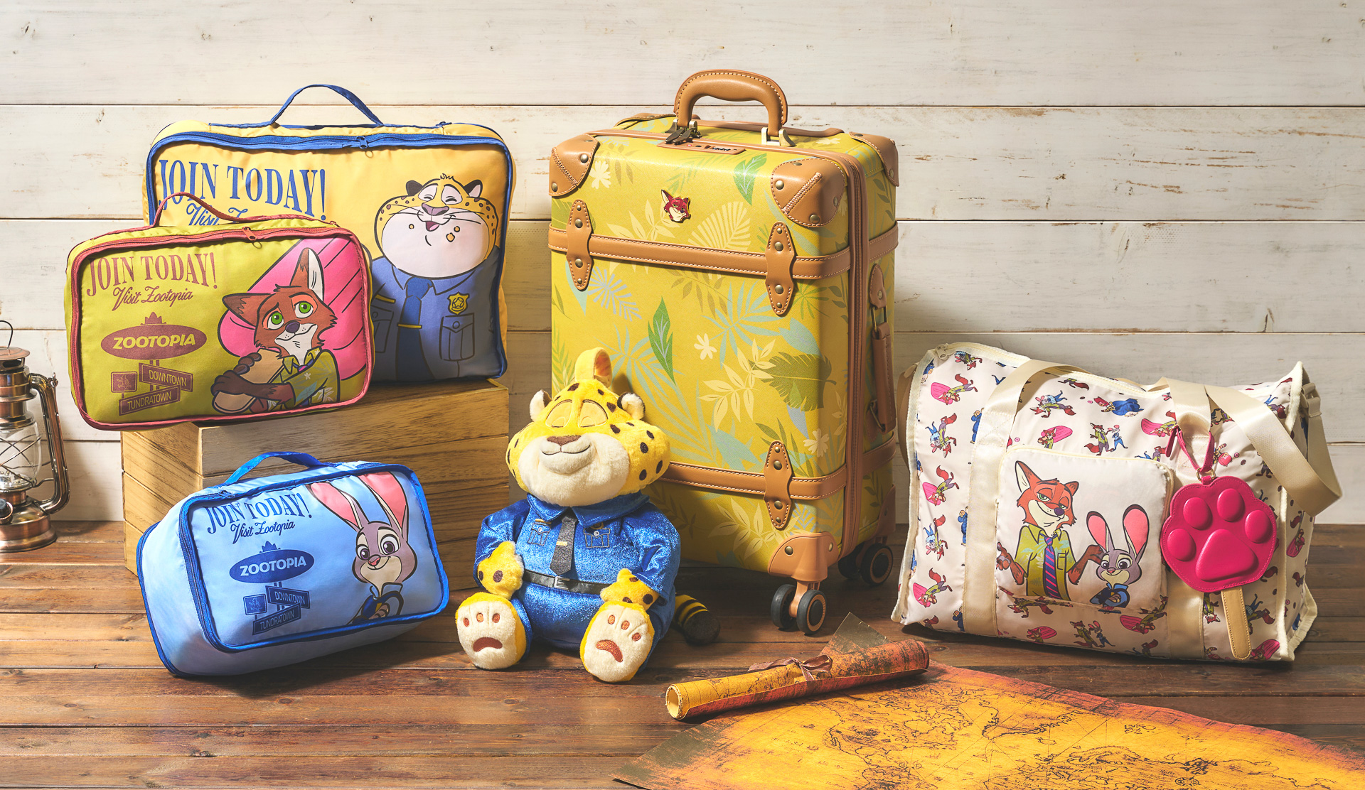 旅アイテムが揃う「ZOOTOPIA TRAVEL」も同時発売する