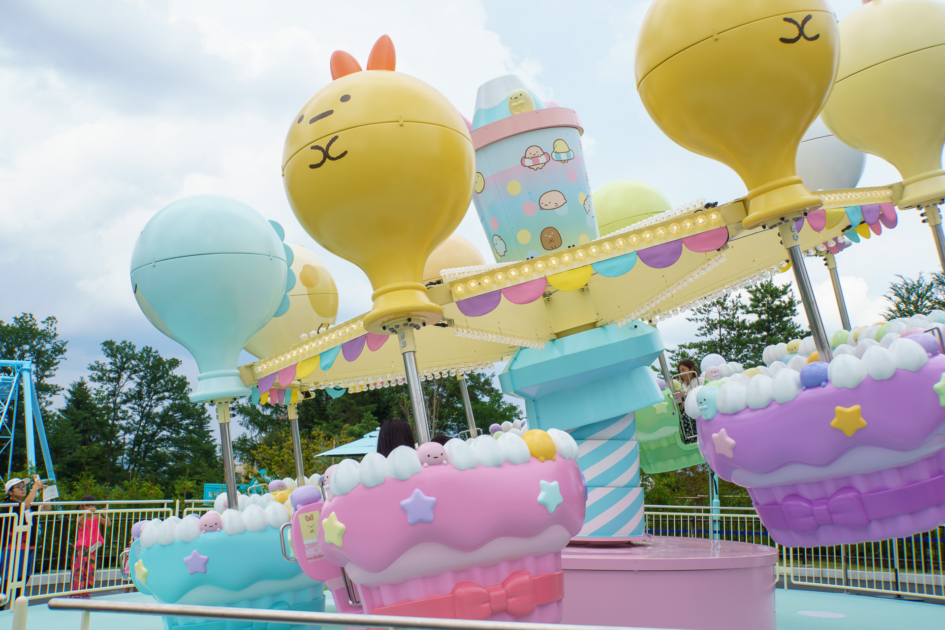 高さを変えながら回転する