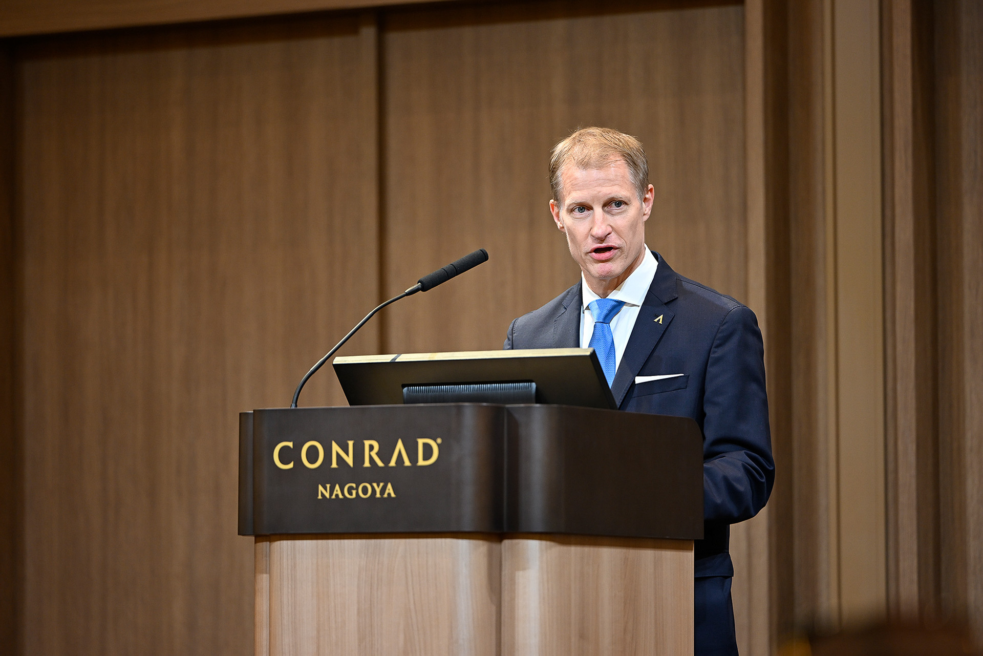 コンラッド名古屋総支配人 マーカス・コッシュ氏
