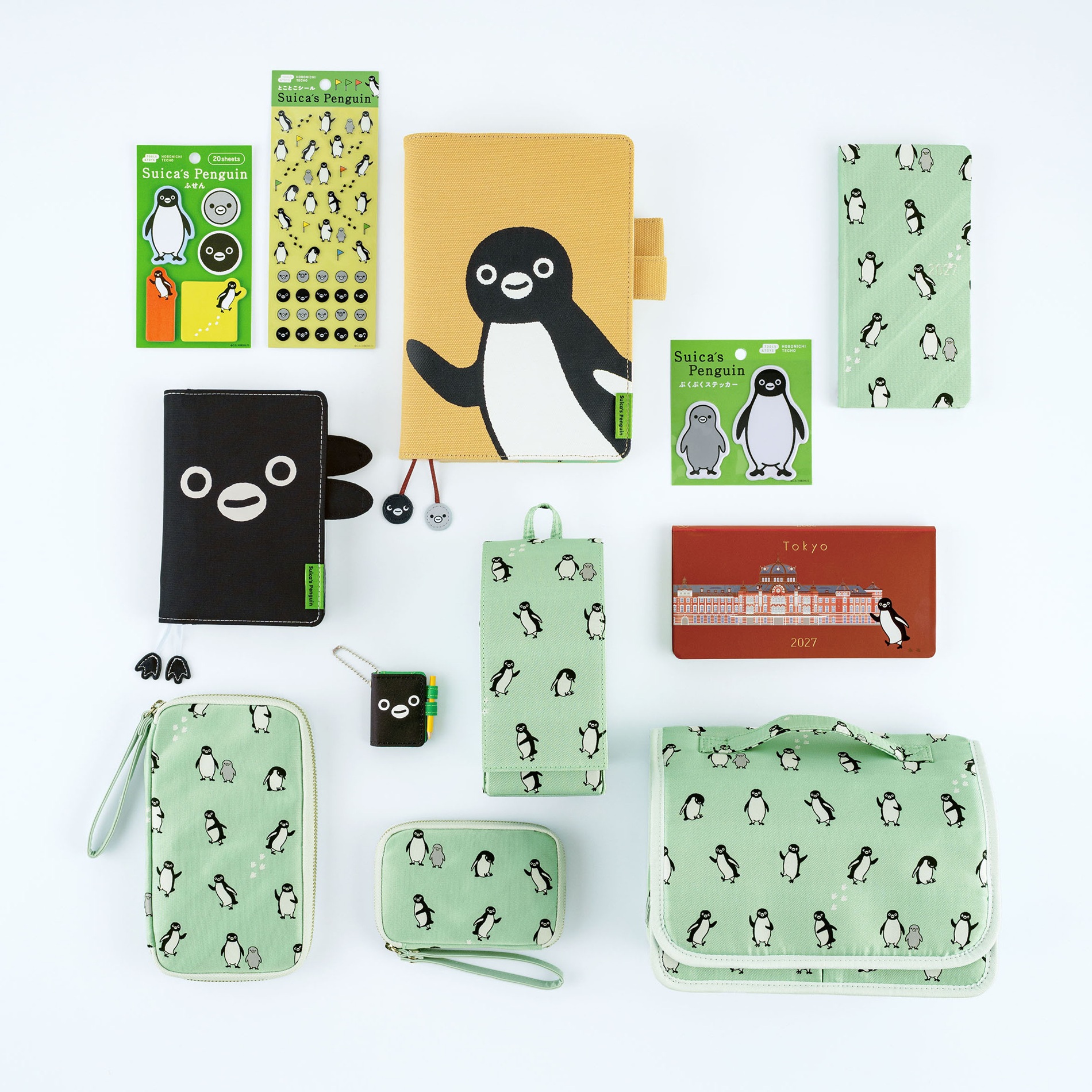 Suicaのペンギン×ほぼ日手帳 アイテム一覧