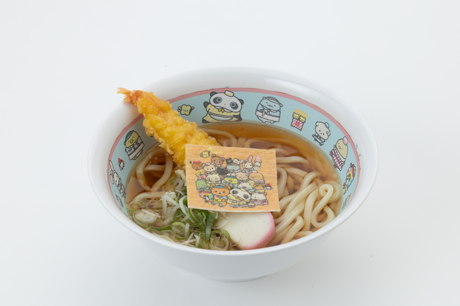 だいしゅうごうエビてんうどん（1500円、写真提供：富士急行）