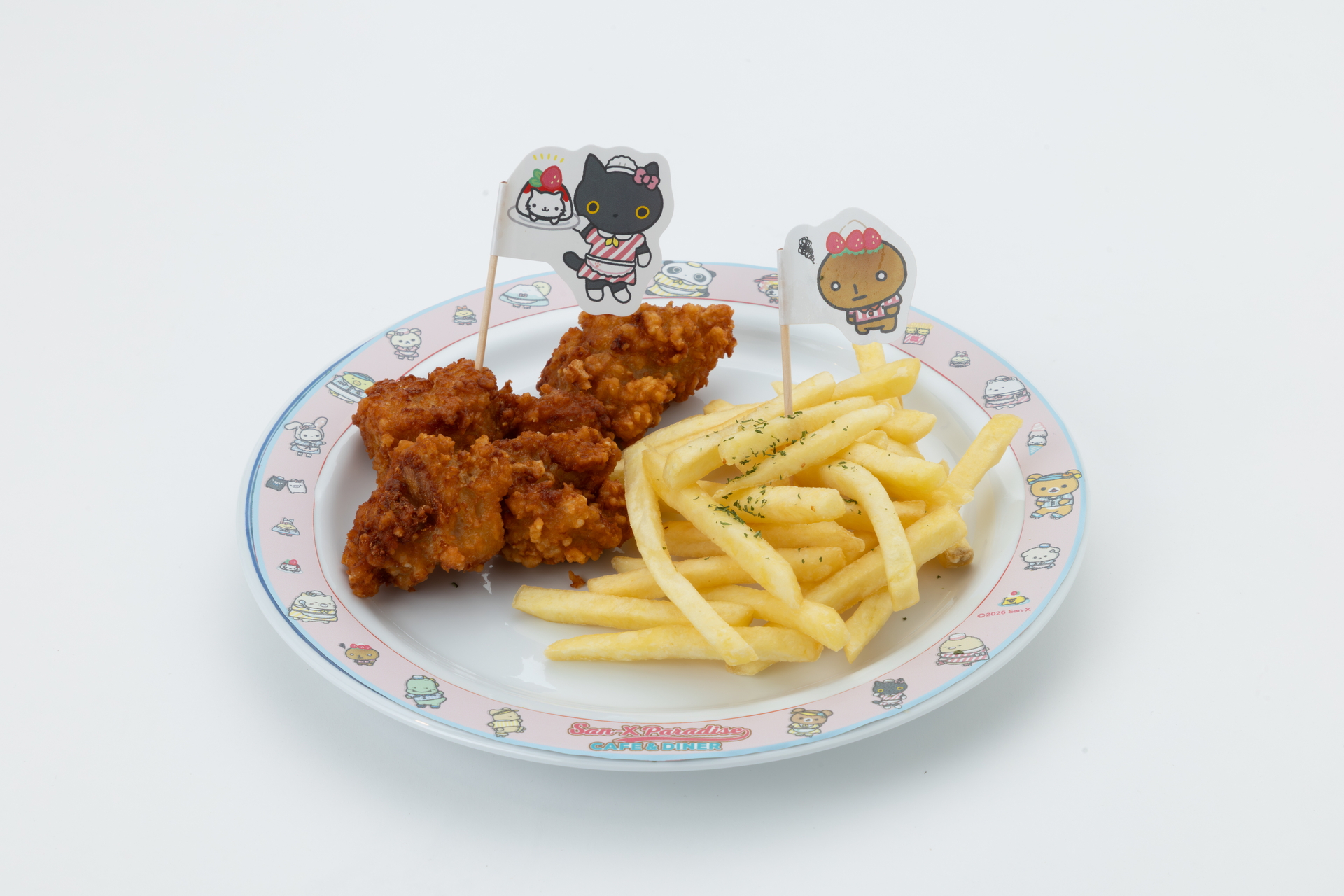 靴下にゃんことこげぱんのポテから（1000円、写真提供：富士急行）