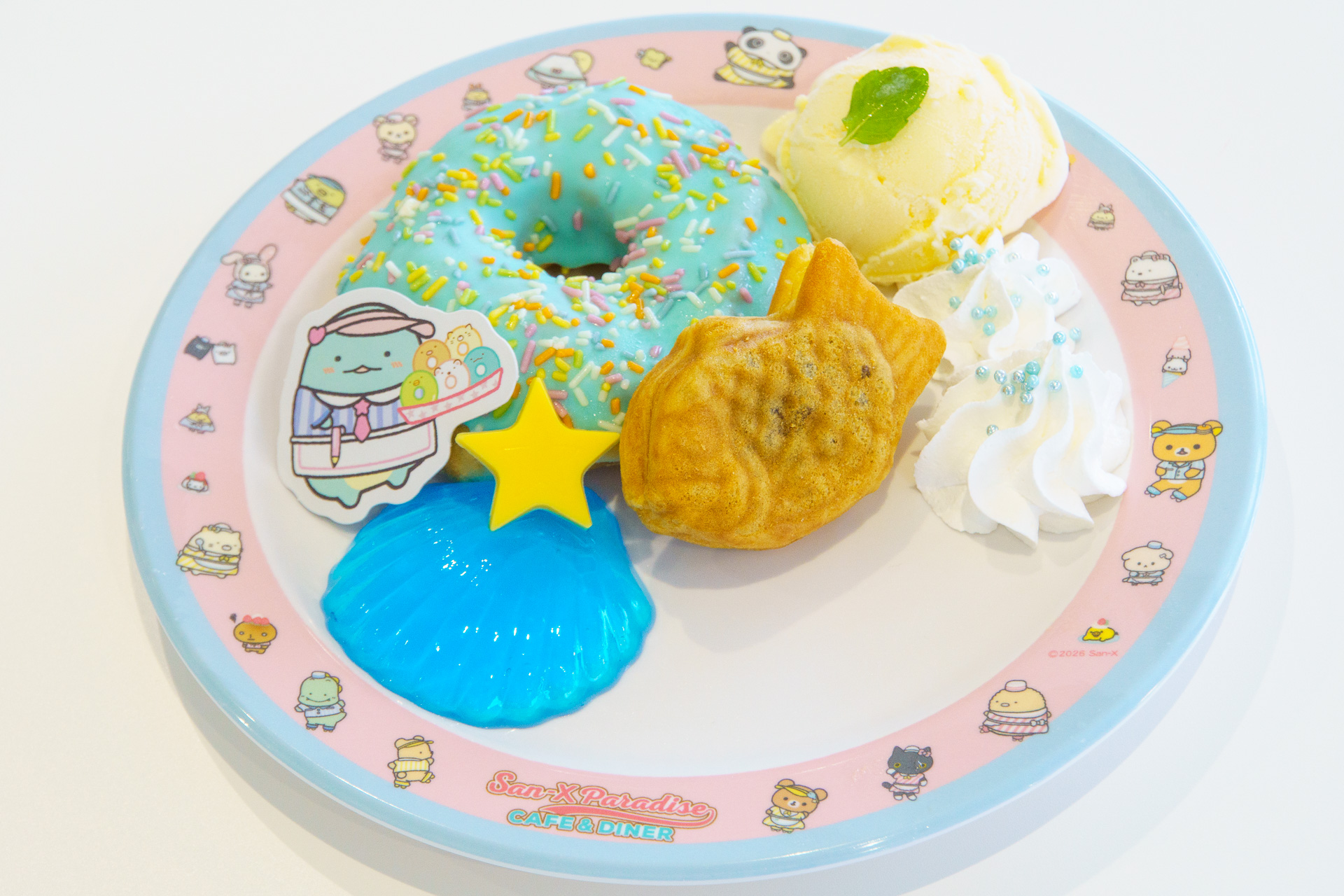 とかげのお気に入りデザートプレート（1500円）