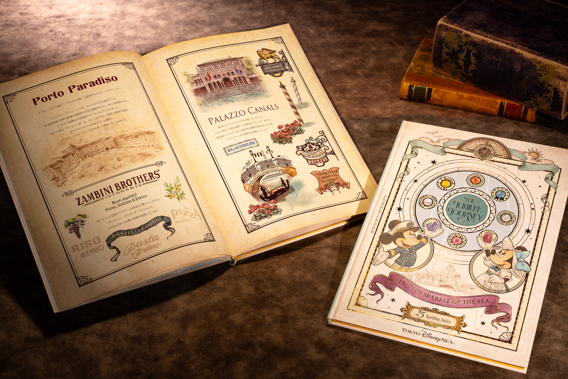 東京ディズニーシーは25周年当日にイラストブックを発売する