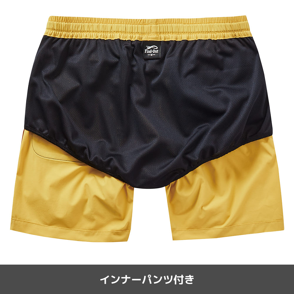 裏返した状態。インナーパンツ一体型になっている