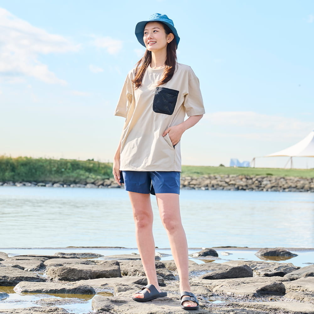 全3サイズ展開で、女性や子供も着用できる