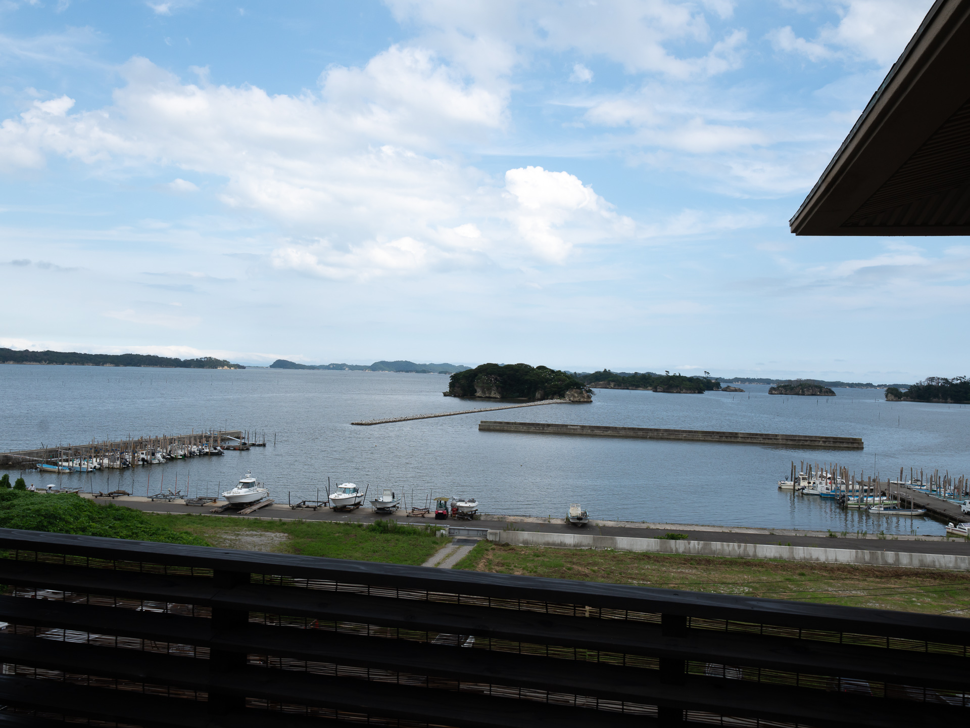 露天風呂からの松島湾の眺望