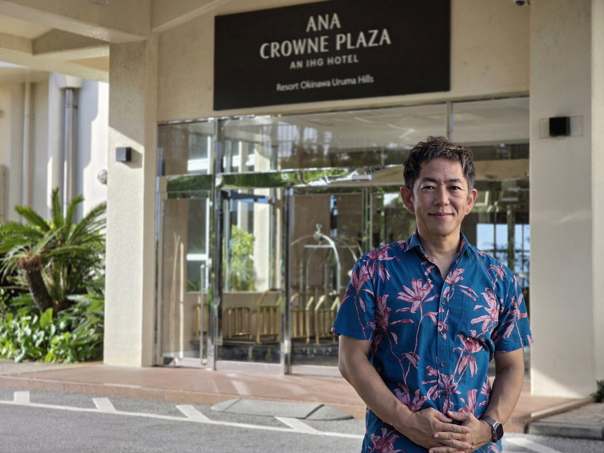 ANAクラウンプラザリゾート沖縄うるまヒルズ 総支配人の井面裕一郎さん