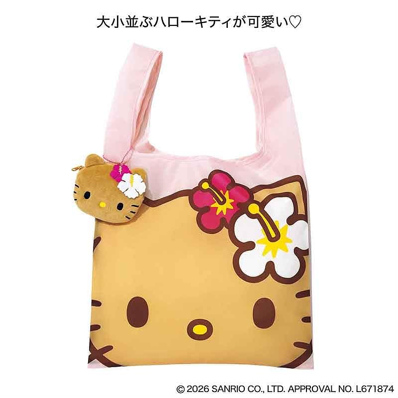 本日発売「日焼けハローキティ」ビッグトート＆チャームポーチ付録