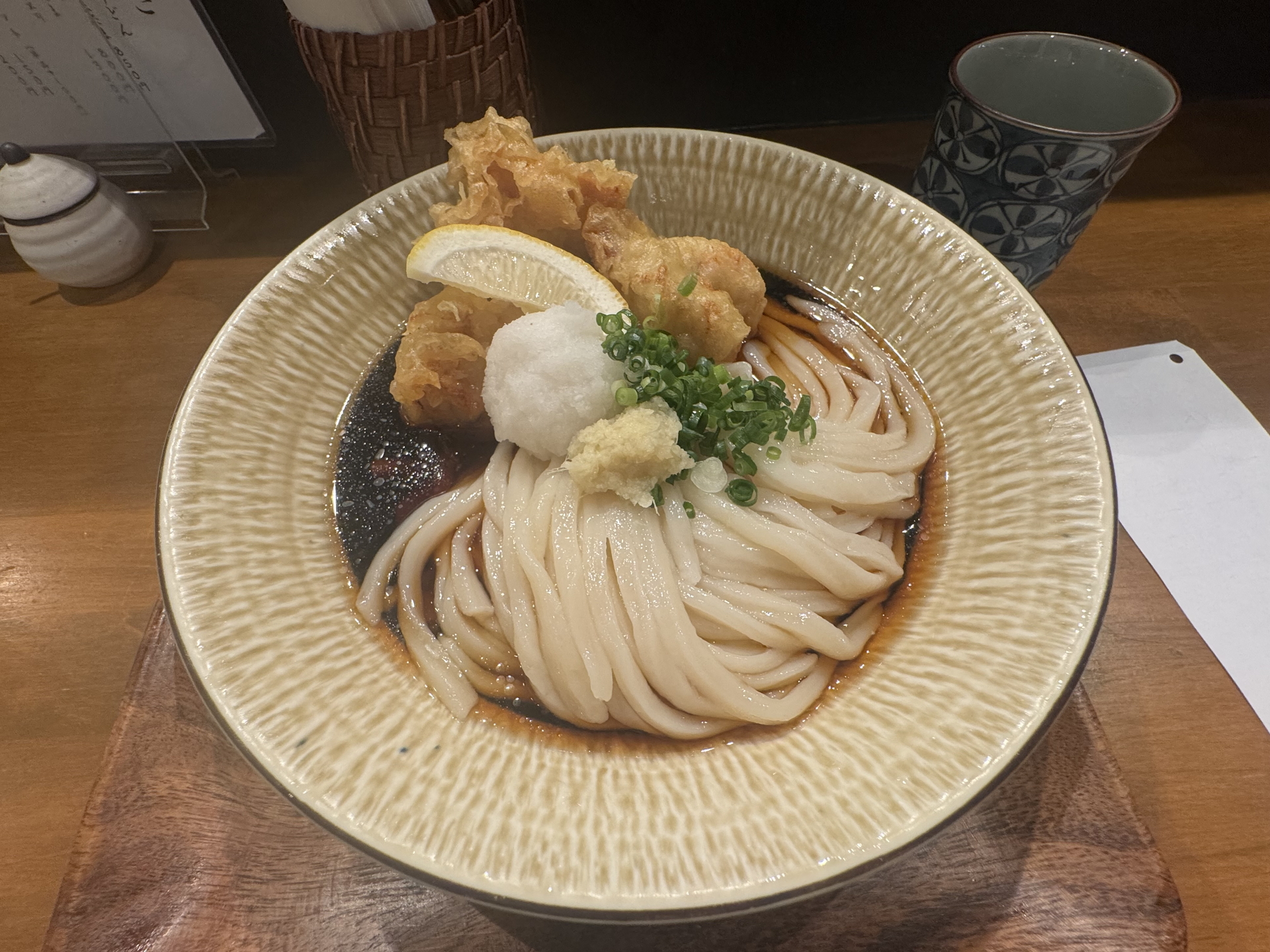 鶏天ぶっかけ
