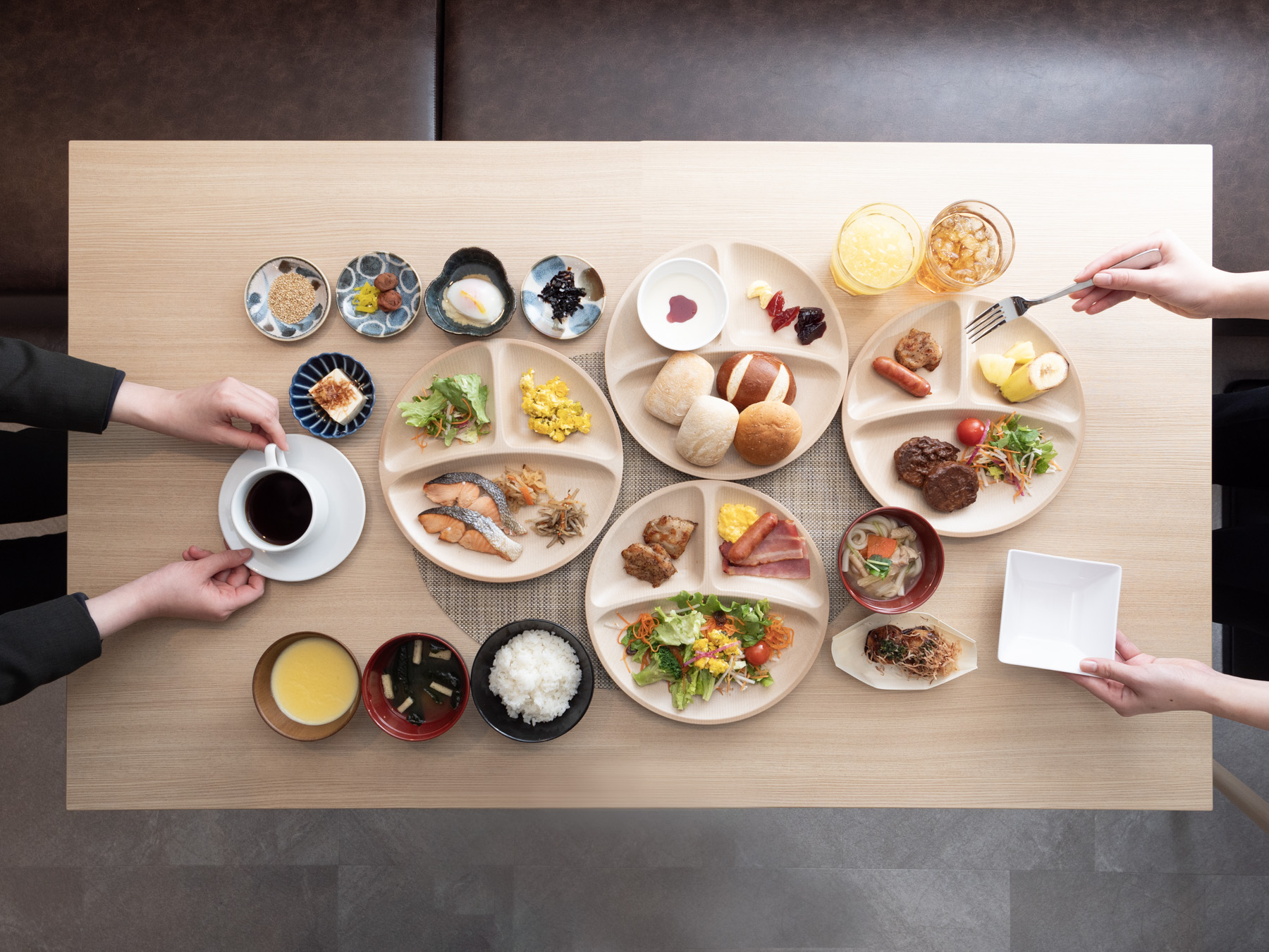 健康朝食ビュッフェ