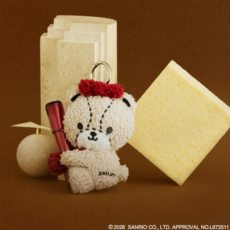 セブンで販売「HELLO KITTY × BRILMY リップを抱っこできちゃう♡ぬいぐるみチャーム BOOK TINY CHUM ver. SPECIAL PACKAGE」