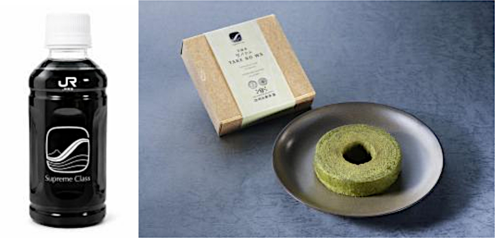 一部会場ではミネラルウォーターと京抹茶竹バウムをプレゼント