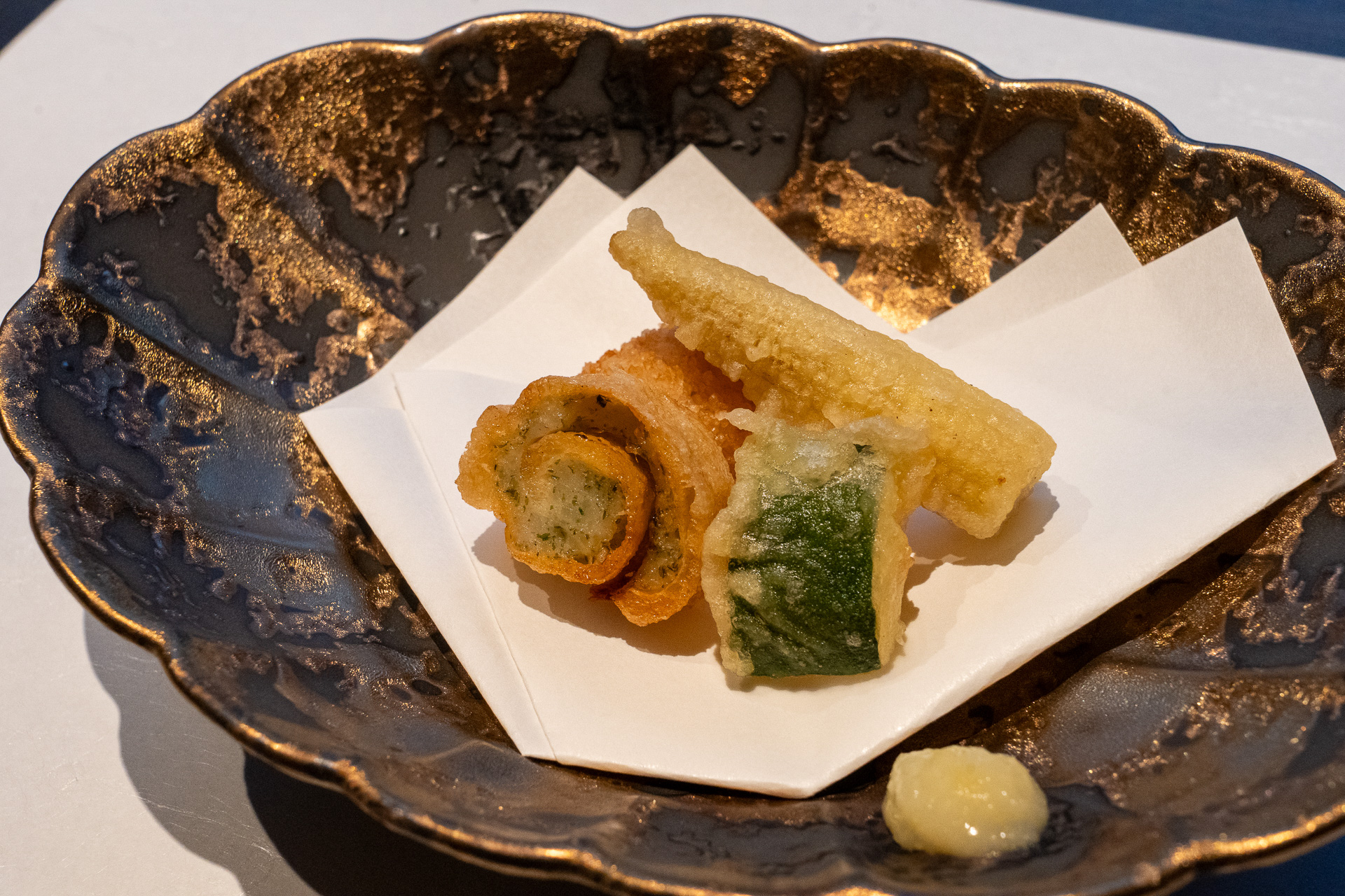 季節の野菜など揚げ物は3種類