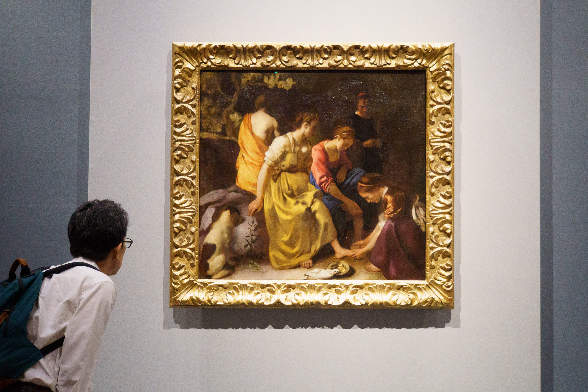 ヨハネス・フェルメール「ディアナとニンフたち」1653～1654年ごろ マウリッツハイス美術館