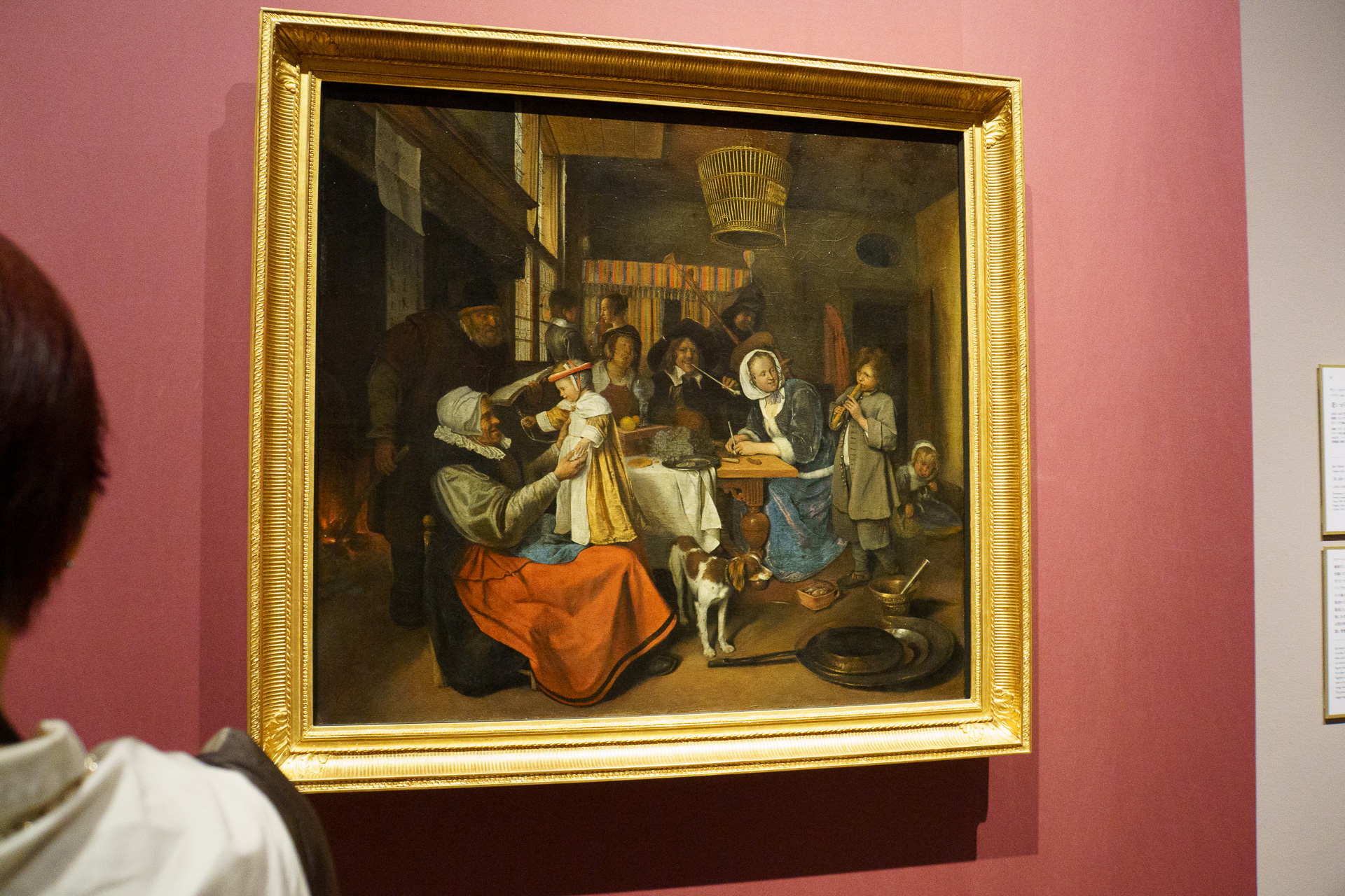 第3章 風俗画：ヤン・ステーン「老いが歌えば若きが笛吹く」1663～1665年ごろ マウリッツハイス美術館