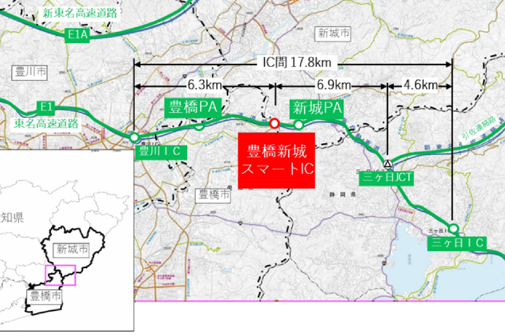 東名「豊橋新城スマートIC」は2027年春に開通見込み