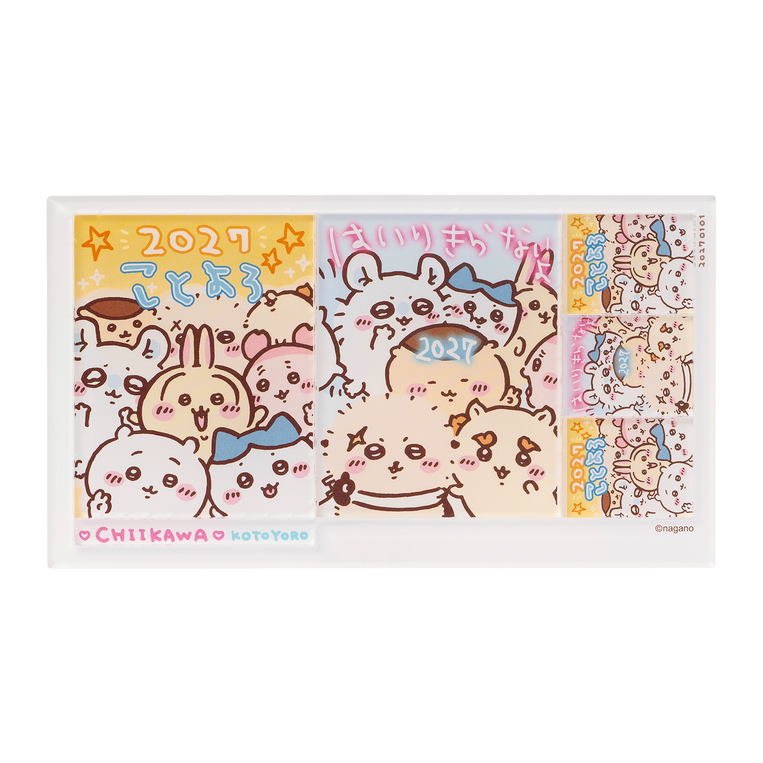 「プリクラ風アクリルステッカー」は、みんなでぎゅっとフレームに収まり、味のあるラクガキがポイント