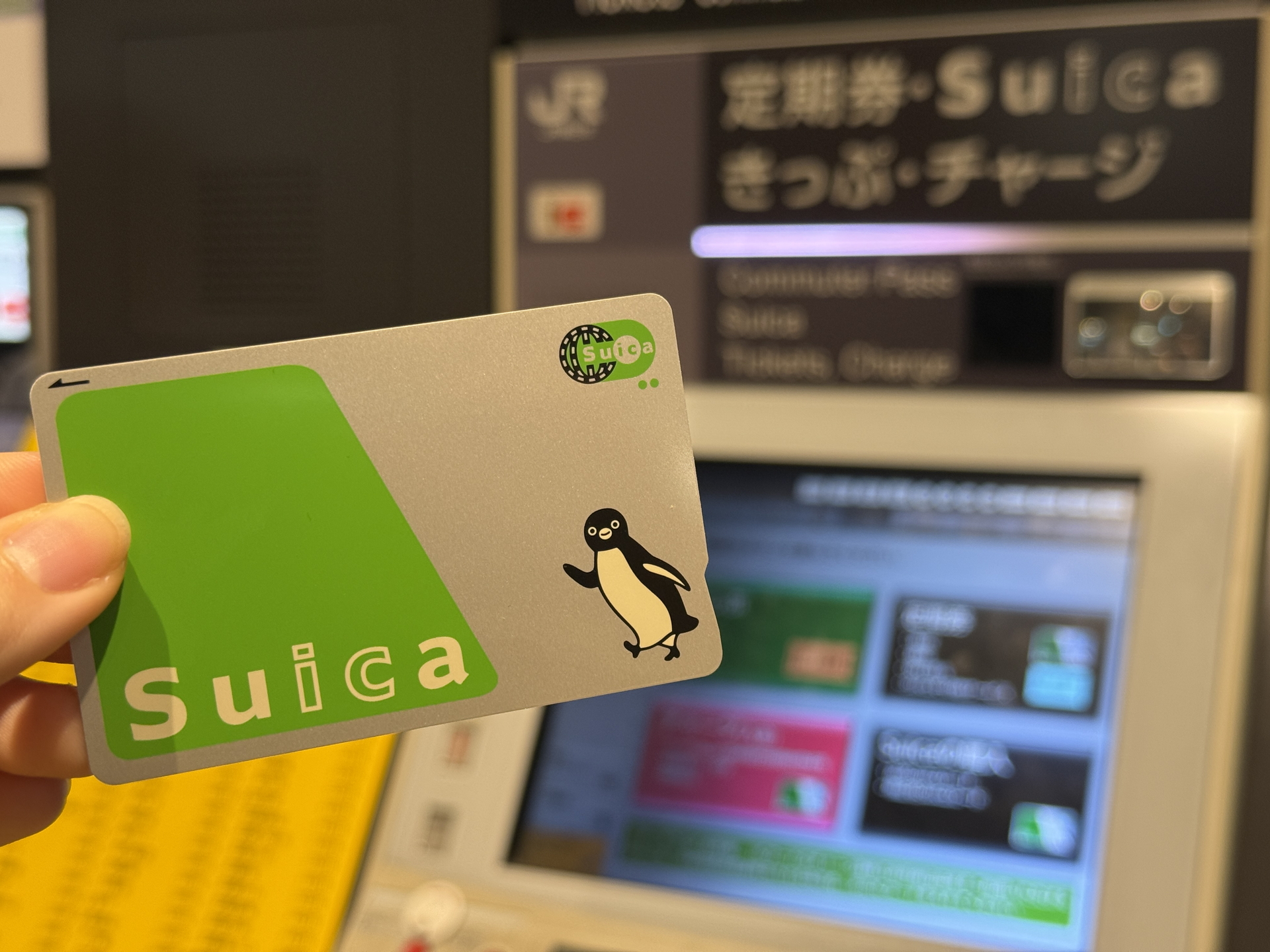 「Suicaのペンギン」が描かれたSuicaカード（無記名）