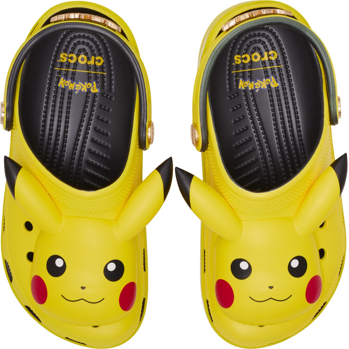 「ポケモン ピカチュウ クラシック クロッグ」大人サイズ（1万3200円）、キッズサイズ（8500円）