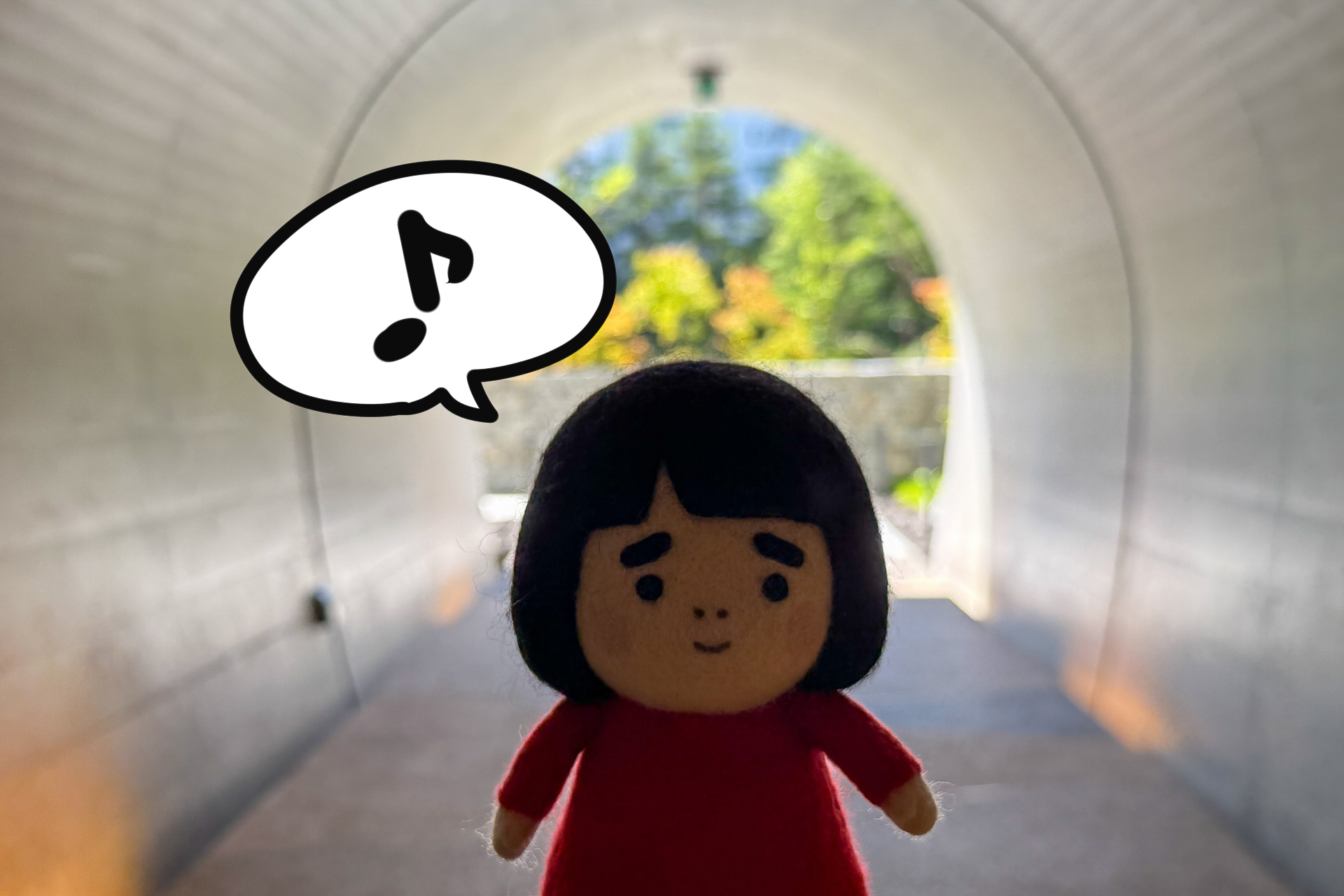 いったん宿に戻りますの