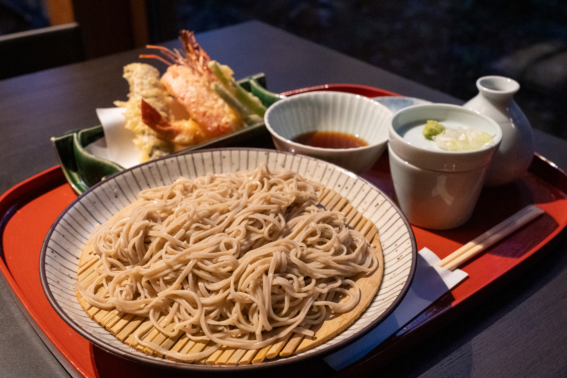 通常サイズで出てきたお蕎麦でしたがペロリと完食