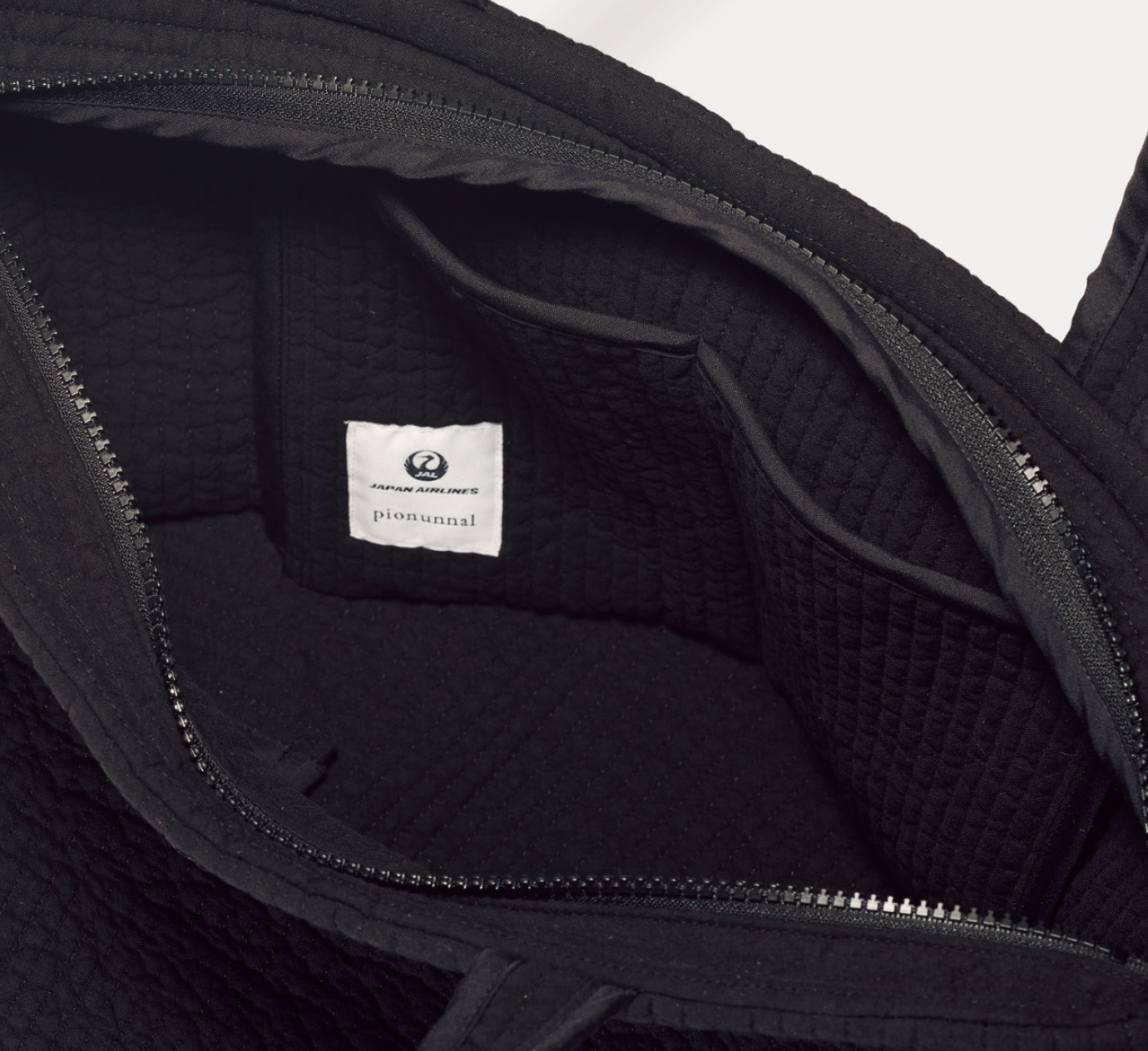 “VICTORIA”ZIPPER TOTE BAG