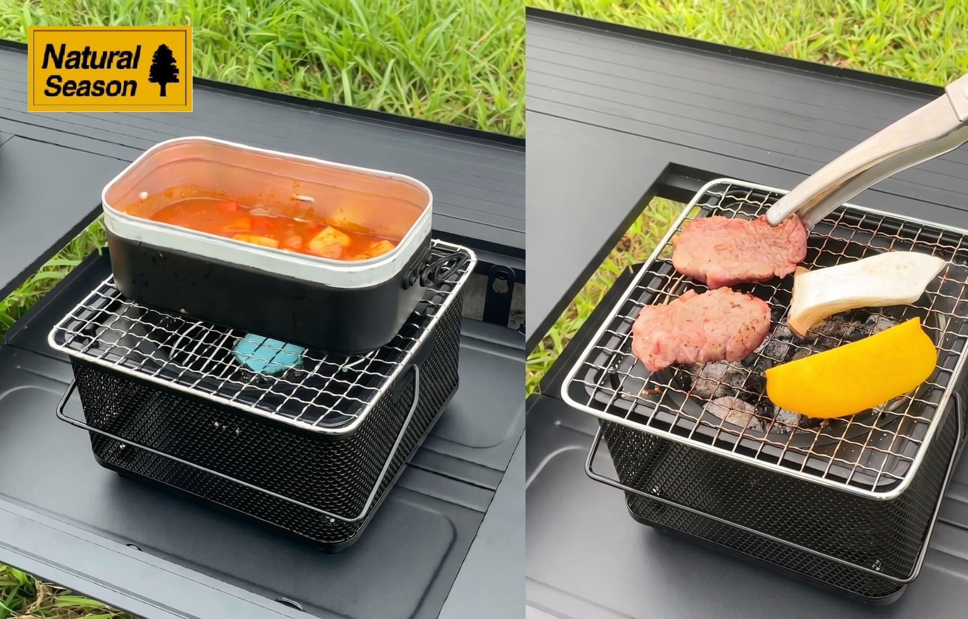コメリが「ナチュラルシーズン 卓上キューブコンロ」発売