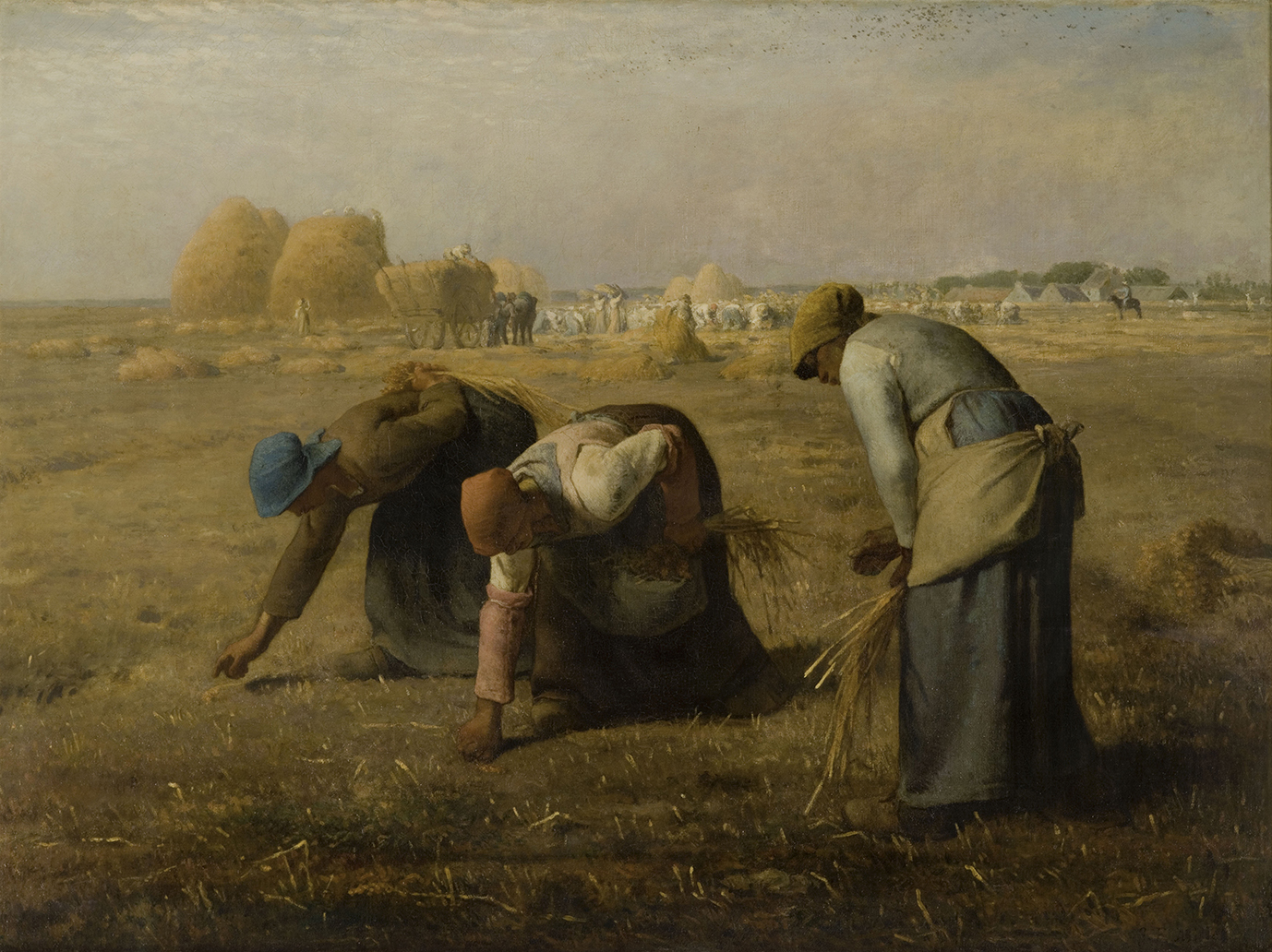 ジャン＝フランソワ・ミレー「落穂拾い」1857年 &copy; Musée d’Orsay, Dist. GrandPalaisRmn / Patrice Schmidt / distributed by AMF