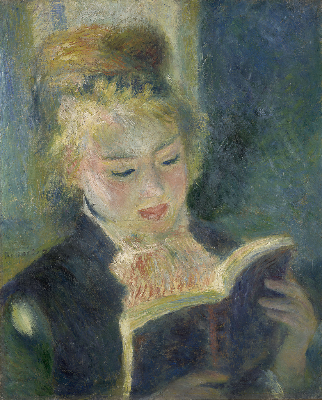 ピエール＝オーギュスト・ルノワール「読書する人」1874～76年の間に制作 &copy; GrandPalaisRmn (musée d’Orsay) / Adrien Didierjean / distributed by AMF
