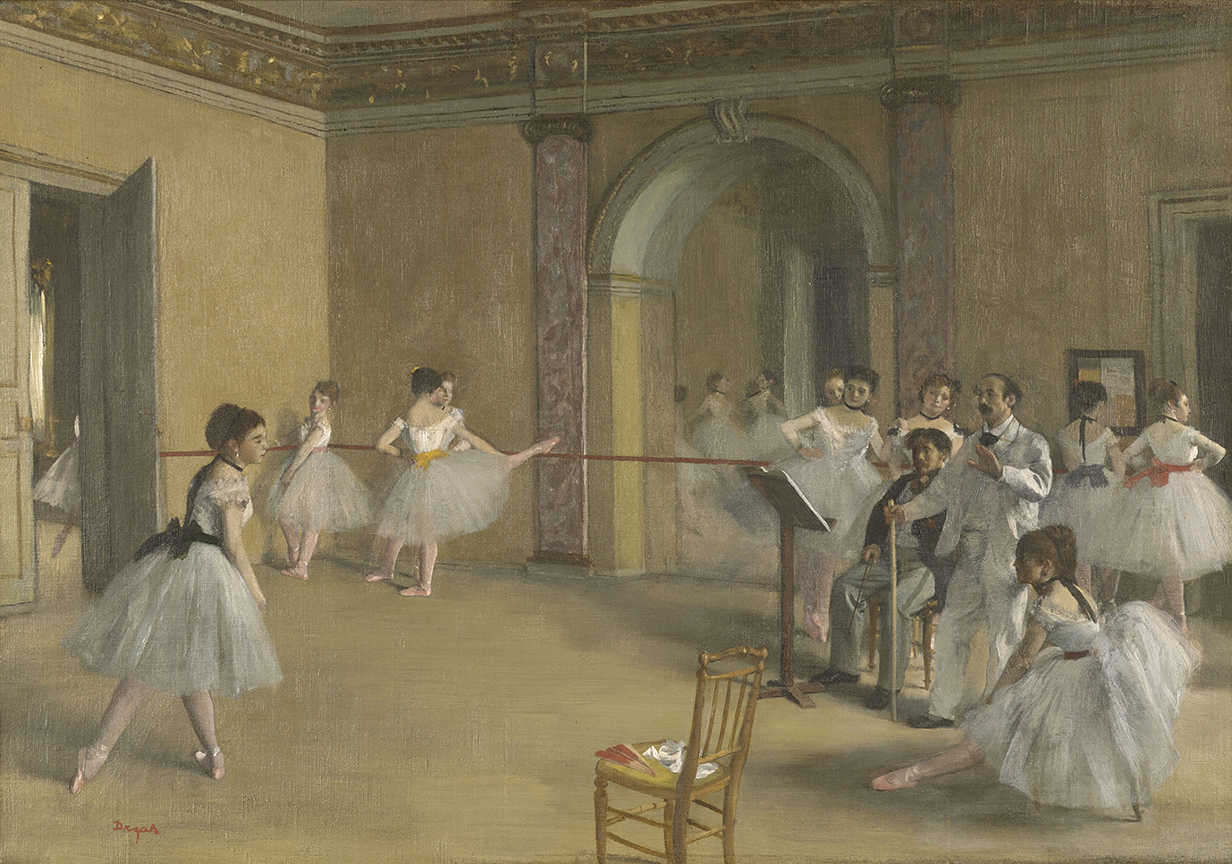 エドガー・ドガ「ル・ペルティエ通りのオペラ座の稽古場」1872年 &copy; GrandPalaisRmn (musée d’Orsay) / Tony Querrec / distributed by AMF